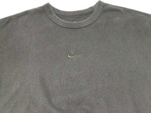画像をギャラリービューアに読み込む, NIKE ナイキ over sized fit オーバーサイズ tシャツ コットン ロゴ刺繍 ブラック サイズ XL FA9767-010 中古 4b001641