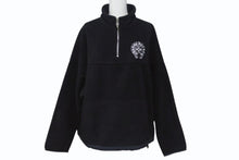 画像をギャラリービューアに読み込む, CHROME HEARTS クロムハーツ YKT U TARDY SWEEP HLF ZIP ダガーハーフジップフリース スウェット サイズS ホースシュー 美品 中古 4b001643