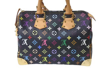 Load image into Gallery viewer, 極美品 LOUIS VUITTON ルイヴィトン スピーディ30 ハンドバッグ M92642 モノグラム マルチカラー ブラック 中古 4b001644