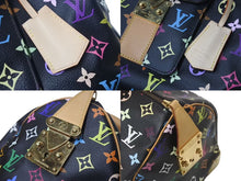 Load image into Gallery viewer, 極美品 LOUIS VUITTON ルイヴィトン スピーディ30 ハンドバッグ M92642 モノグラム マルチカラー ブラック 中古 4b001644