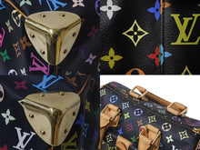 Load image into Gallery viewer, 極美品 LOUIS VUITTON ルイヴィトン スピーディ30 ハンドバッグ M92642 モノグラム マルチカラー ブラック 中古 4b001644