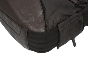 極美品 PRADA SPORTS プラダスポーツ ハンドバッグ 4VA473 ブラウン ナイロン レザー シルバー金具 中古 4b011463