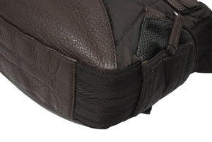 極美品 PRADA SPORTS プラダスポーツ ハンドバッグ 4VA473 ブラウン ナイロン レザー シルバー金具 中古 4b011463