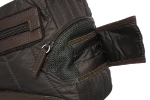 極美品 PRADA SPORTS プラダスポーツ ハンドバッグ 4VA473 ブラウン ナイロン レザー シルバー金具 中古 4b011463