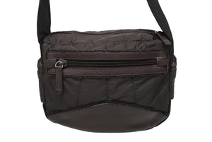 極美品 PRADA SPORTS プラダスポーツ ハンドバッグ 4VA473 ブラウン ナイロン レザー シルバー金具 中古 4b011463