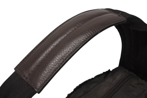極美品 PRADA SPORTS プラダスポーツ ハンドバッグ 4VA473 ブラウン ナイロン レザー シルバー金具 中古 4b011463