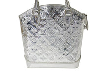 Load image into Gallery viewer, 極美品 LOUIS VUITTON ルイヴィトン ロックイット ハンドバッグ M95449 モノグラム ミロワール シルバー 中古 4b001650