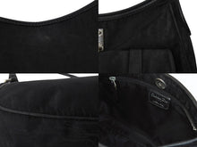 Load image into Gallery viewer, CHRISTIAN DIOR クリスチャンディオール トロッターライン ハンドバッグ ショルダーバッグ チャーム ブラック シルバー 良品 中古 4b001651