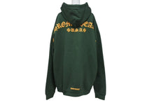 画像をギャラリービューアに読み込む, 極美品 CHROME HEARTS クロムハーツ プルオーバーフーディー パーカー サイズXL アーチロゴ ダークグリーン オレンジ シルバー925 中古 4b001659