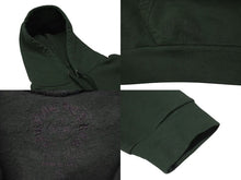 画像をギャラリービューアに読み込む, 極美品 CHROME HEARTS クロムハーツ プルオーバーフーディー パーカー サイズXL アーチロゴ ダークグリーン オレンジ シルバー925 中古 4b001659