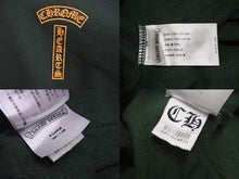 画像をギャラリービューアに読み込む, 極美品 CHROME HEARTS クロムハーツ プルオーバーフーディー パーカー サイズXL アーチロゴ ダークグリーン オレンジ シルバー925 中古 4b001659