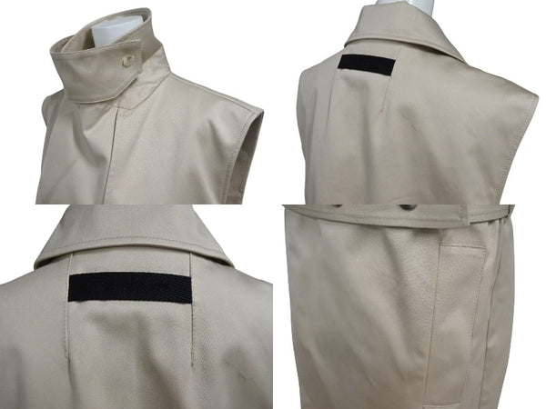 1017 ALYX 9SM アリクス 21SS ダブルブレスト スリーブレストレンチコート AAMOU0218FA01 サイズ44 ベージュ 美品 中古 4b001661