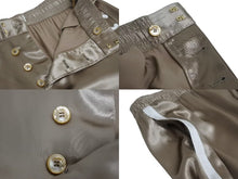 画像をギャラリービューアに読み込む, CELINE セリーヌ エディ期 トリオンフ シルク レディース パンツ サイズ 40 ゴールド 2P870199Q 中古 4b001664