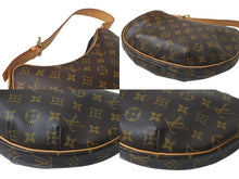 画像をギャラリービューアに読み込む, 極美品 LOUIS VUITTON ルイヴィトン クロワッサンMM ワンショルダーバッグ M51512 モノグラム PVC レザー ブラウン 中古 4b001669
