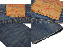 Load image into Gallery viewer, TRUE RELIGION トゥルーレリジョン OLD BOBBY ストレートデニムパンツ ジーンズ 027-099881 インディゴ サイズ29 美品 中古 4b001683