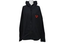 Load image into Gallery viewer, TRUE RELIGION トゥルーレリジョン Raglan Ripstop Zip Up ラグラン リップストップ ジップアップ ブルゾン ジェットブラック サイズM 美品 中古 4b001685