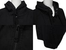Load image into Gallery viewer, TRUE RELIGION トゥルーレリジョン Raglan Ripstop Zip Up ラグラン リップストップ ジップアップ ブルゾン ジェットブラック サイズM 美品 中古 4b001685