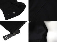 Load image into Gallery viewer, TRUE RELIGION トゥルーレリジョン Raglan Ripstop Zip Up ラグラン リップストップ ジップアップ ブルゾン ジェットブラック サイズM 美品 中古 4b001685