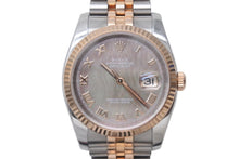 画像をギャラリービューアに読み込む, ROLEX ロレックス デイトジャスト 116231NR 時計 コンビ ブラックシェル 美品 中古 4b001686