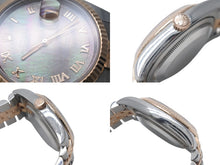 画像をギャラリービューアに読み込む, ROLEX ロレックス デイトジャスト 116231NR 時計 コンビ ブラックシェル 美品 中古 4b001686