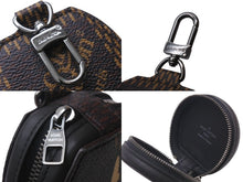 画像をギャラリービューアに読み込む, 新品同様 LOUISVUITTON NIGO ルイヴィトン ニゴ ダミエ エベヌ エテュイ イヤフォンケース GI0494 ブラウン PVC レザー 小物 中古 4b001687