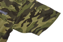 画像をギャラリービューアに読み込む, CHROME HEARTS クロムハーツ 半袖Tシャツ サイズM カモフラ柄 スクロールラベルロゴ プリント コットン カーキ 総柄 美品 中古 4b001690