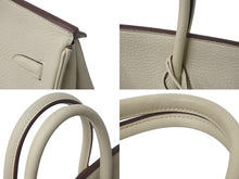Load image into Gallery viewer, 新品同様 HERMES エルメス BIRKIN バーキン35 ハンドバッグ トゴ パーシュマン シルバー金具 □M刻印 中古 4b001694