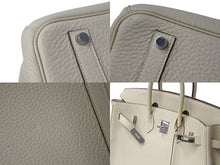 Load image into Gallery viewer, 新品同様 HERMES エルメス BIRKIN バーキン35 ハンドバッグ トゴ パーシュマン シルバー金具 □M刻印 中古 4b001694