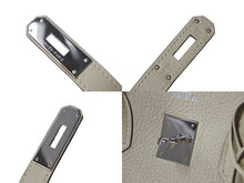 Load image into Gallery viewer, 新品同様 HERMES エルメス BIRKIN バーキン35 ハンドバッグ トゴ パーシュマン シルバー金具 □M刻印 中古 4b001694
