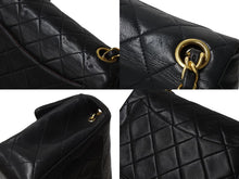 Load image into Gallery viewer, CHANEL シャネル ミニマトラッセ18 チェーンショルダーバッグ ラムスキン ブラック 1番台 美品 中古 4b001699