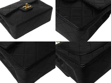 Load image into Gallery viewer, CHANEL シャネル ミニマトラッセ18 チェーンショルダーバッグ ラムスキン ブラック 1番台 美品 中古 4b001699