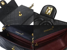 Load image into Gallery viewer, CHANEL シャネル ミニマトラッセ18 チェーンショルダーバッグ ラムスキン ブラック 1番台 美品 中古 4b001699
