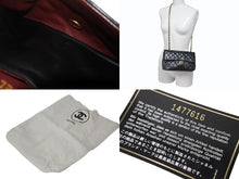 Load image into Gallery viewer, 極美品 CHANEL シャネル マトラッセ23 Wフラップ Wチェーン ショルダーバッグ 1番台 ラムスキン ココマーク ブラック ゴールド金具 中古 4b001700