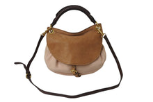 Load image into Gallery viewer, MIUMIU ミュウミュウ ハンドバッグ ショルダーバッグ 2WAYバッグ ベージュ ブラウン レザー ゴールド金具 良品 中古 4b001701