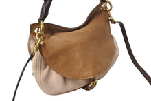 Load image into Gallery viewer, MIUMIU ミュウミュウ ハンドバッグ ショルダーバッグ 2WAYバッグ ベージュ ブラウン レザー ゴールド金具 良品 中古 4b001701