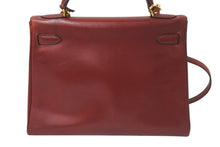 Load image into Gallery viewer, エルメス ケリー32 内縫い ルージュアッシュ ○Y刻印 カーフスキン ゴールド金具 ハンドバッグ 2WAY 美品 中古 4b001702