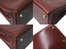 Load image into Gallery viewer, エルメス ケリー32 内縫い ルージュアッシュ ○Y刻印 カーフスキン ゴールド金具 ハンドバッグ 2WAY 美品 中古 4b001702