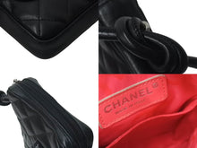 Load image into Gallery viewer, CHANEL シャネル カンボンライン ショルダーバッグ A25177 8番台 ココマーク カーフスキン キルティング ブラック 美品 中古 4b001710