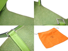 Load image into Gallery viewer, HERMES エルメス ピコタンMM ハンドバッグ アップルグリーン トリヨンクレマンス □G刻 美品 中古 4b001711