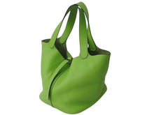 Load image into Gallery viewer, HERMES エルメス ピコタンMM ハンドバッグ アップルグリーン トリヨンクレマンス □G刻 美品 中古 4b001711