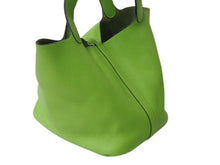 Load image into Gallery viewer, HERMES エルメス ピコタンMM ハンドバッグ アップルグリーン トリヨンクレマンス □G刻 美品 中古 4b001711