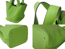 Load image into Gallery viewer, HERMES エルメス ピコタンMM ハンドバッグ アップルグリーン トリヨンクレマンス □G刻 美品 中古 4b001711