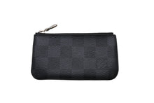 Load image into Gallery viewer, 極美品 LOUIS VUITTON ルイヴィトン ポシェット クレ コインケース N60155 ダミエ グラフィット ブラック 中古 4b001718