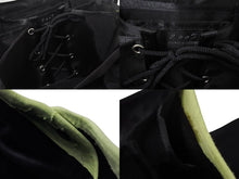 Load image into Gallery viewer, CHANEL シャネル ヒップバッグ ハンドバッグ 2005プレミアエディション 5番台 ウール メタル グリーン 美品 中古 4b001720