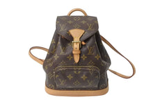 Load image into Gallery viewer, 極美品 LOUIS VUITTON ルイヴィトン ミニモンスリ リュック バックパック M51137 モノグラム ブラウン 中古 4b001721