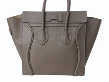 画像をギャラリービューアに読み込む, 極美品 CELINE セリーヌ ハンドバッグ ラゲージ ファントム S-AI-4159 ベージュ レザー イタリア製 シルバー金具 中古 4b001727