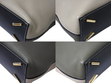 画像をギャラリービューアに読み込む, 極美品 LOEWE ロエベ 2WAYハンドバッグ Tバケットスモール ソフトグレインドカーフレザー サンド ブラック ゴールド 美品 中古 4b001731