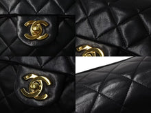 Load image into Gallery viewer, 極美品 CHANEL シャネル ミニマトラッセ17 チェーンショルダーバッグ ラムスキン ブラック 1番台 中古 4b001734
