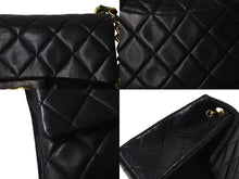 Load image into Gallery viewer, 極美品 CHANEL シャネル ミニマトラッセ17 チェーンショルダーバッグ ラムスキン ブラック 1番台 中古 4b001734