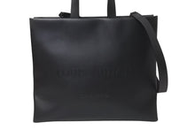 画像をギャラリービューアに読み込む, 新品未使用 LOUISVUITTON ルイヴィトン ショッパートートMM トートバッグ M13979 ブラック カウハイドレザー マッドブラック金具 中古 4b001739
